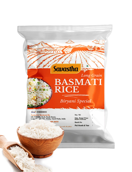 Savastha Basmati Rice | Biryani Special | Good Aroma | Suitable For Daily Cooking