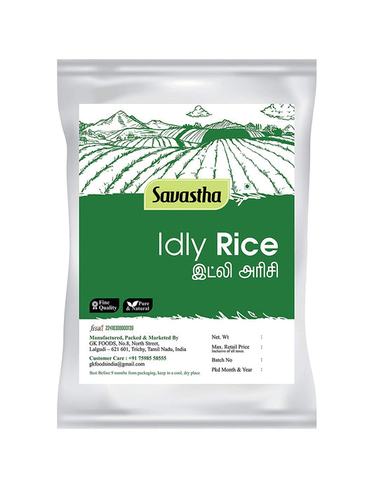 Savastha Idli Rice. Par Boiled